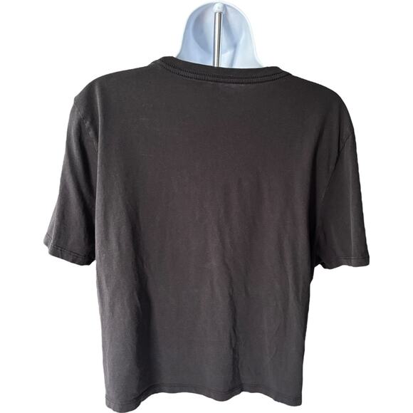 Hurley “Another Day in Paradise” Sun Graphic Cropped T-Shirt Black XL - Picture 2 of 6